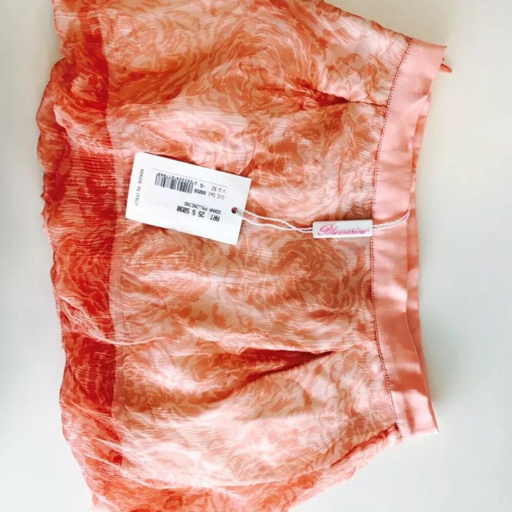Blumarine Designer Kids Girls Encrusted Organza Mini Skirt Sz6